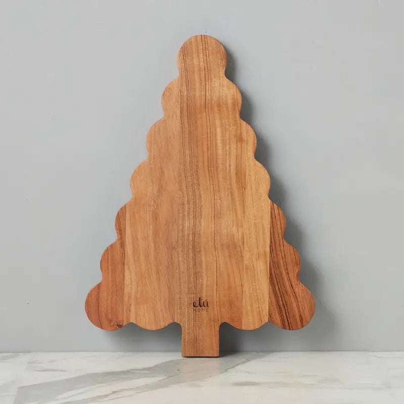 Scalloped Tree Cutting Board, Large