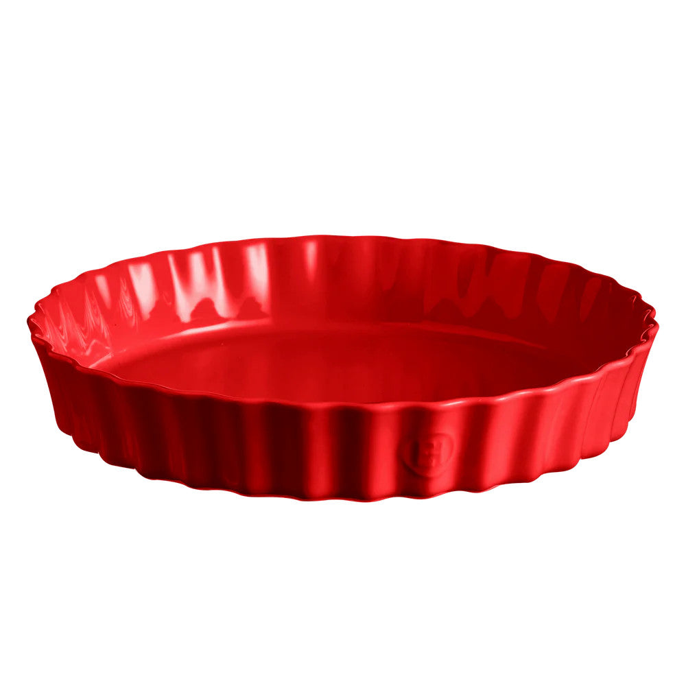 Burgundy Deep Tart Dish - 12.6" x 2.2"