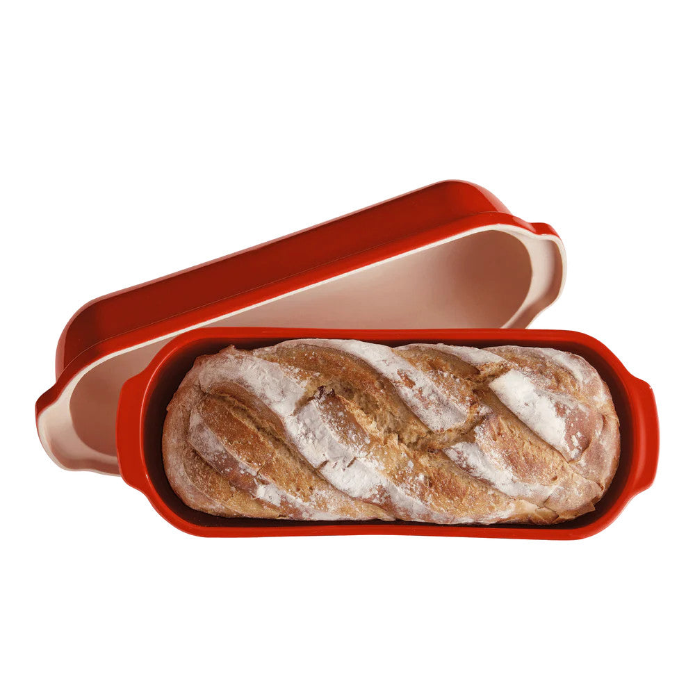 Burgundy Pullman/Long Loaf Bread Baker - 13.39" X 5.3"