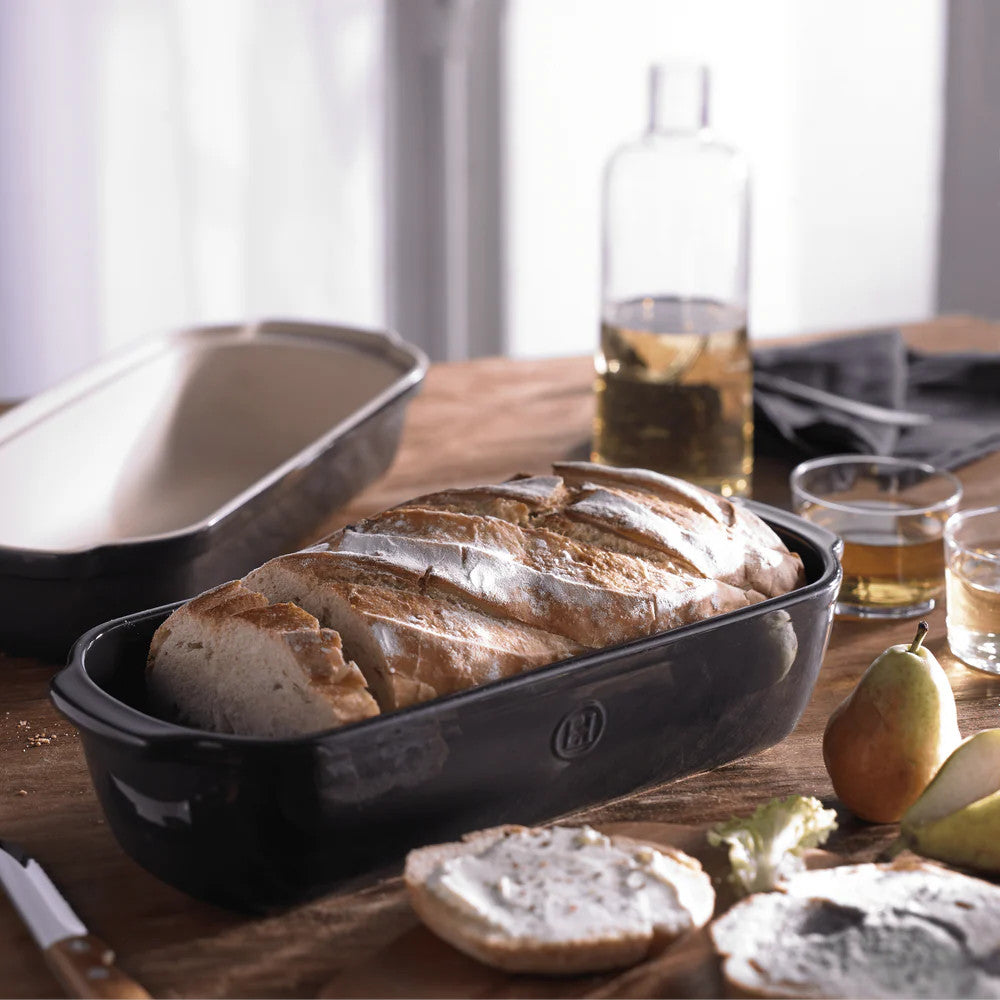 Charcoal Pullman/Long Loaf Bread Baker - 13.39" X