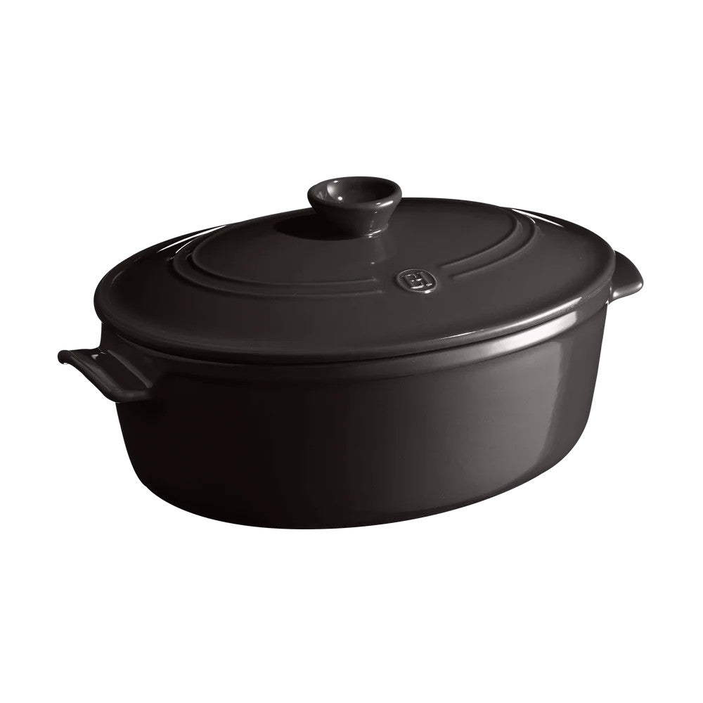 *Charocal Oval Dutch Oven - 13" / 6.3 qt