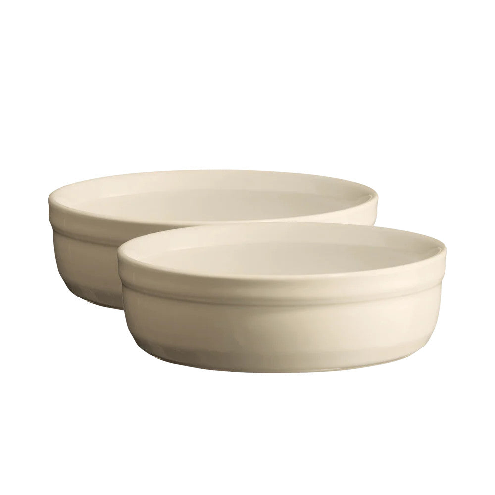 Clay Creme Brulee Set of 2 - 5" x 1.5" / 8.5 oz