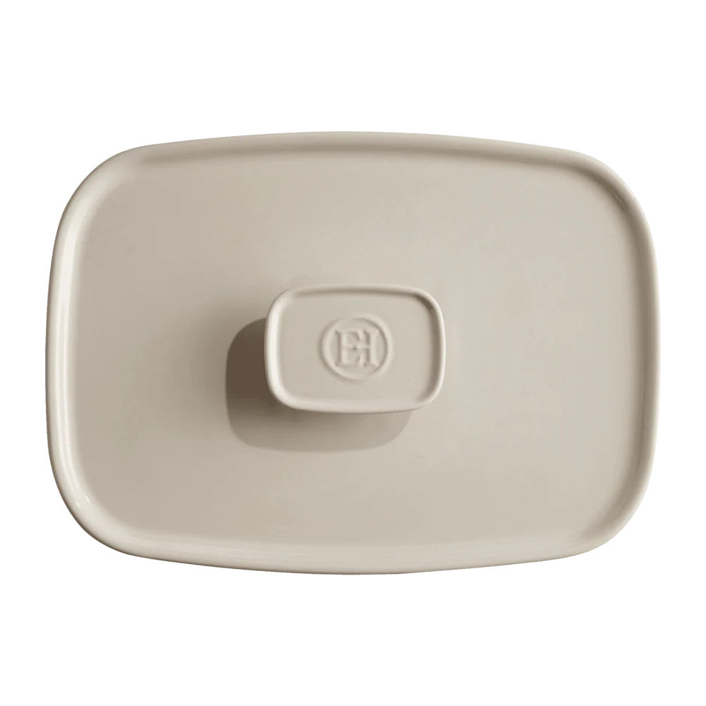 Clay Lid for Baking The Right Dish - 9.65" x 7" x 1.2"
