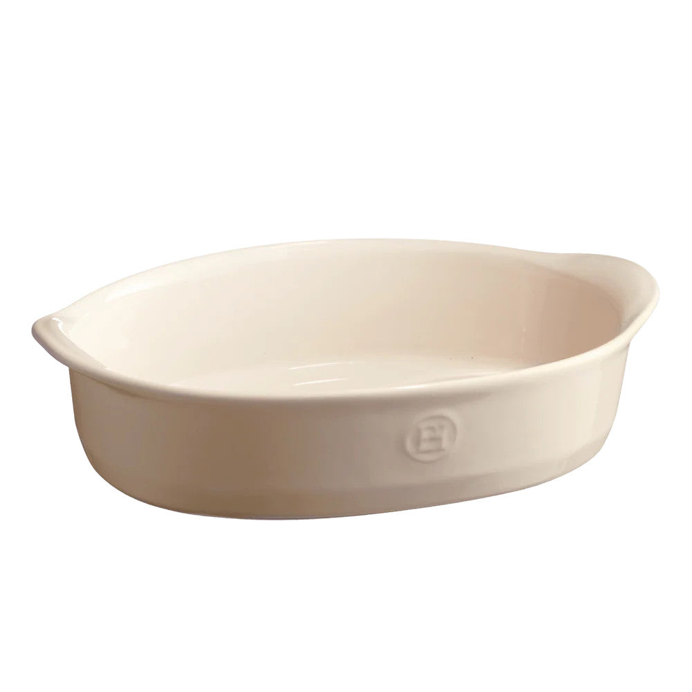Clay Medium Oval Baking The Right Dish - 13.8" x 8.85" x 3" 2.45 qt