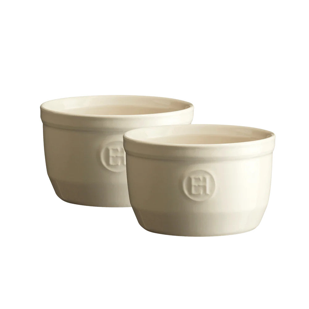 Clay Ramekin Dish Set of 2 - 4" x 2.5" / 8.5 oz