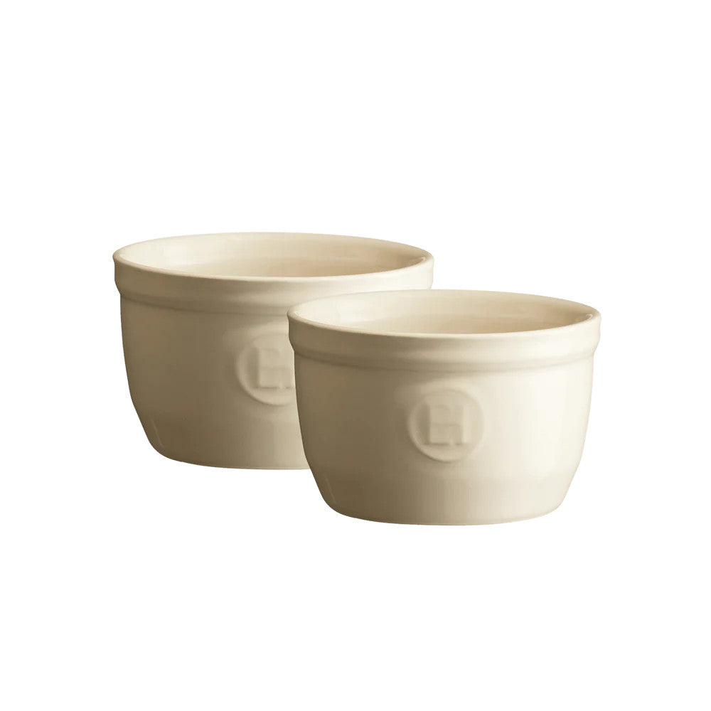 Clay Ramekin Set of 2 - 3.25" x 2.75" / 6.75 oz