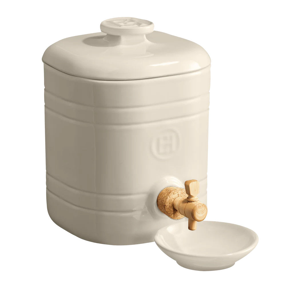 Clay Vinegar Pot - 6" x 6" x 8.25" / 2.1 qt