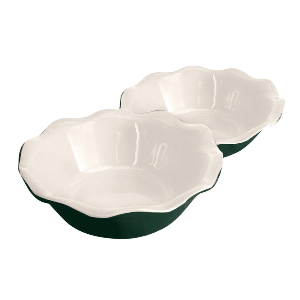 *Evergreen Mini Pie Dish Set of 2 - 5.5" x 1.5" 8 oz