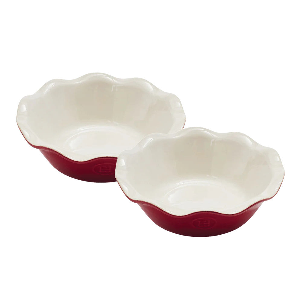 Rouge Mini Pie Dish Set of 2 - 5.5" x 1.5" 8 oz