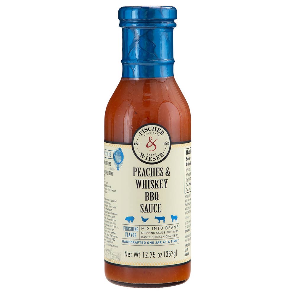 Peaches & Whiskey BBQ Sauce - NEW LABEL