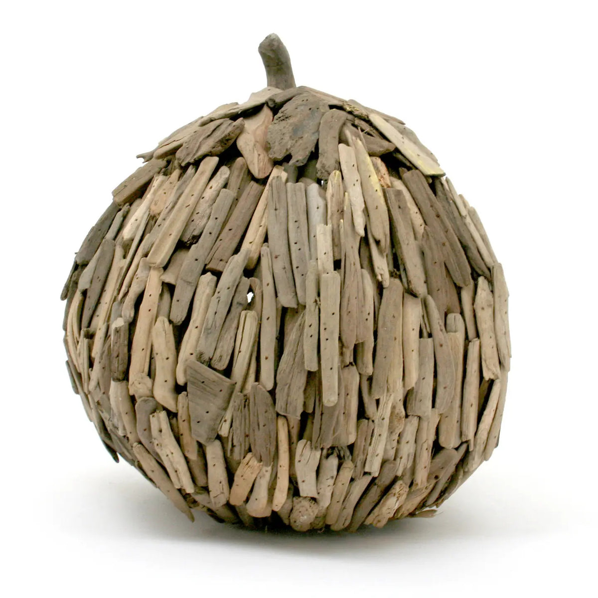 Large Round Driftwood Pumpkin