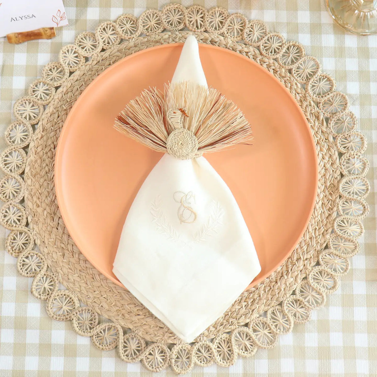Turkey Fringe Napkin Ring