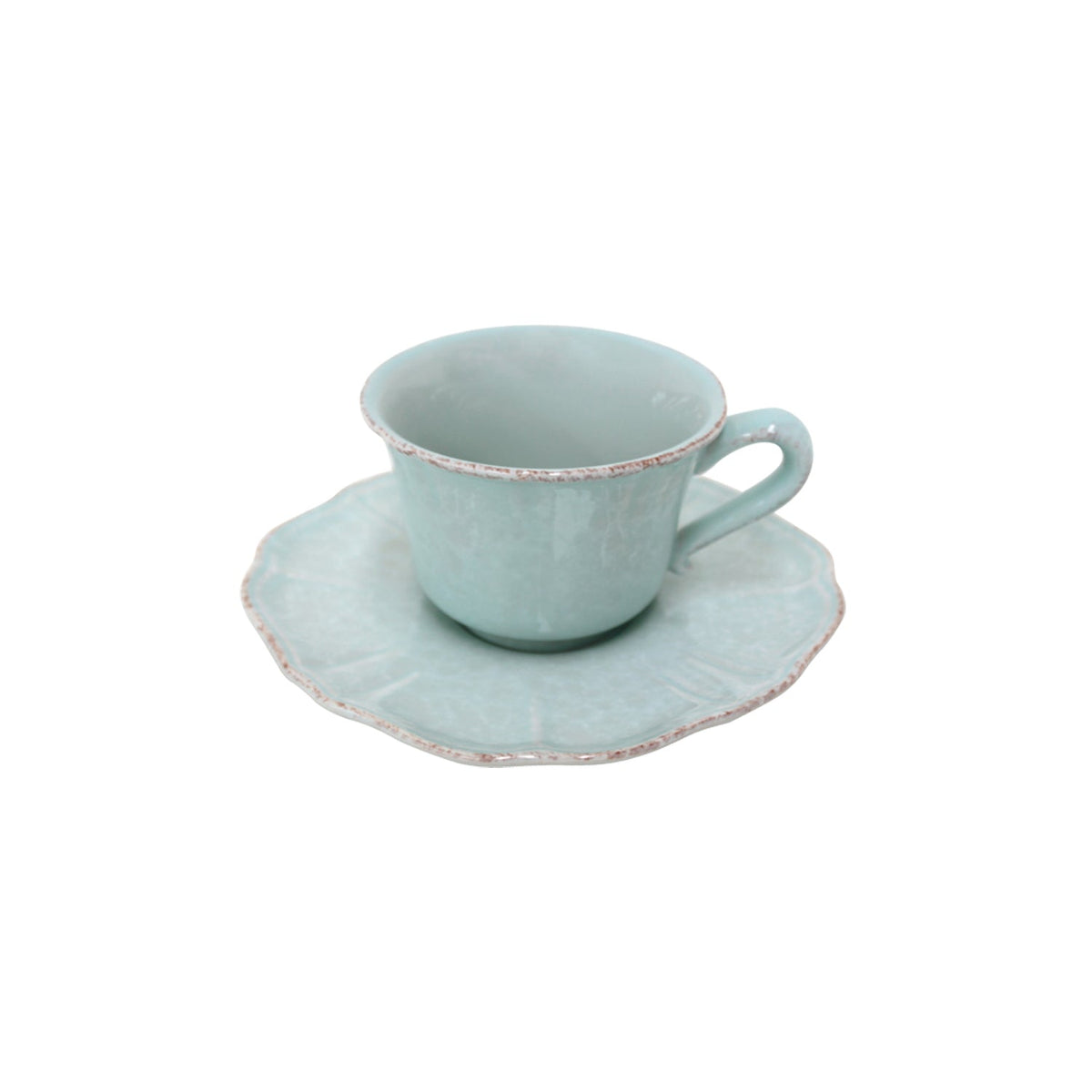 Tea Cup and Saucer Impressions, Casafina by COSTA NOVA