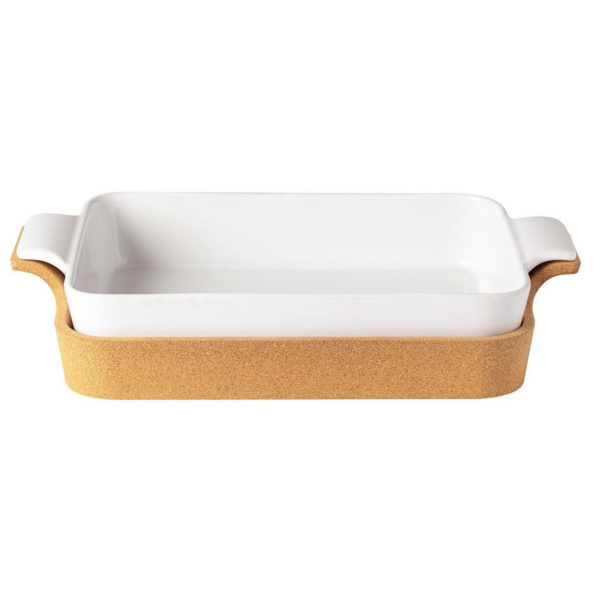 Gift Rectangular Baker with Cork Tray Ensemble, Casafina by COSTA NOVA