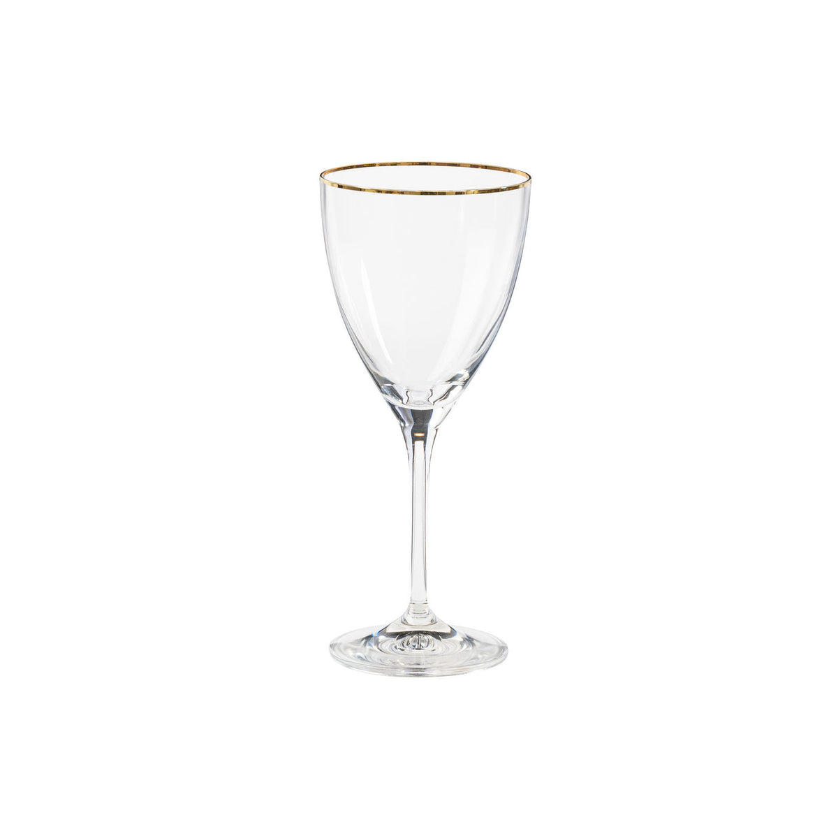 Set 6 Wine Glasses Gold Rim Sens, Casafina by COSTA NOVA