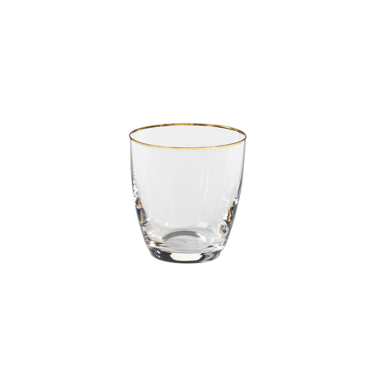 Set 6 Tumblers with Golden Rim Sens, Casafina by COSTA NOVA