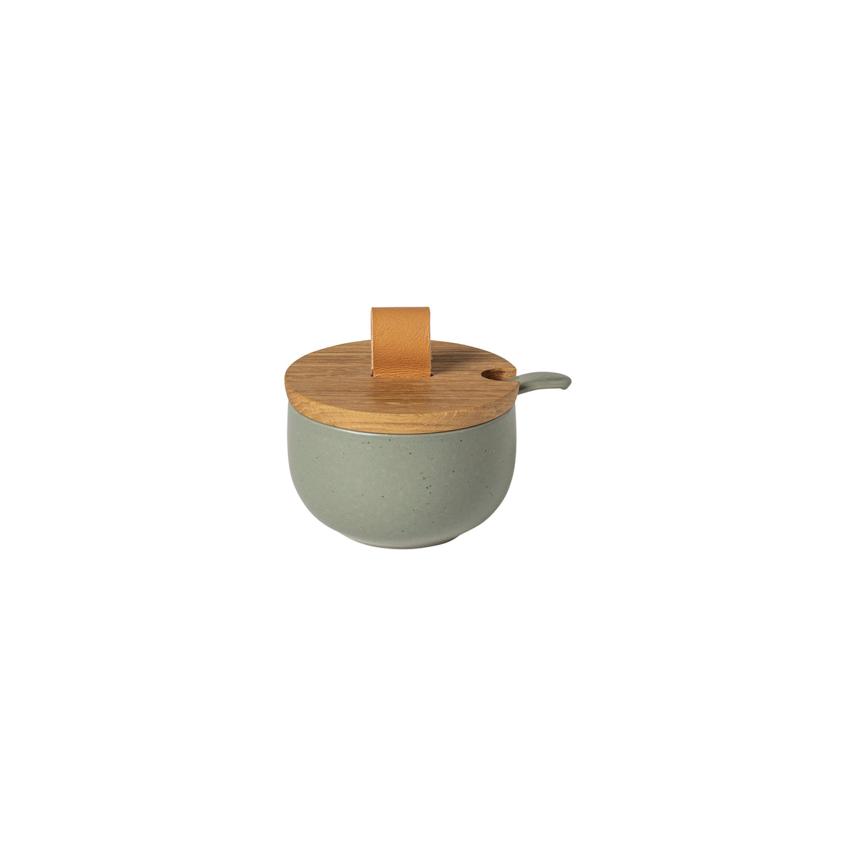 Sugar Bowl with Spoon and Wood Lid Pacifica, Casafina by COSTA NOVA