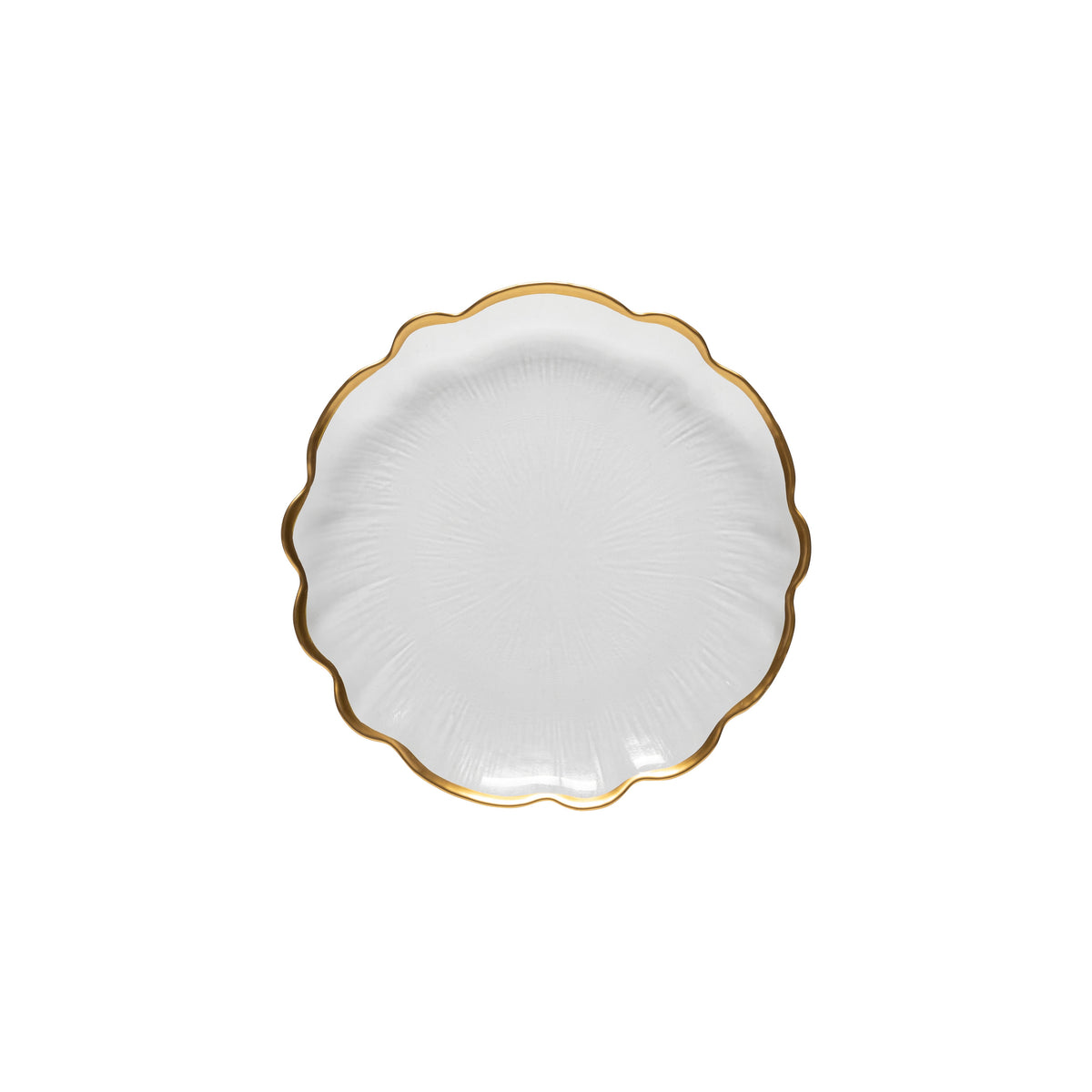 Glass Rimmed Salad/Dessert Plate Francesca by Casafina