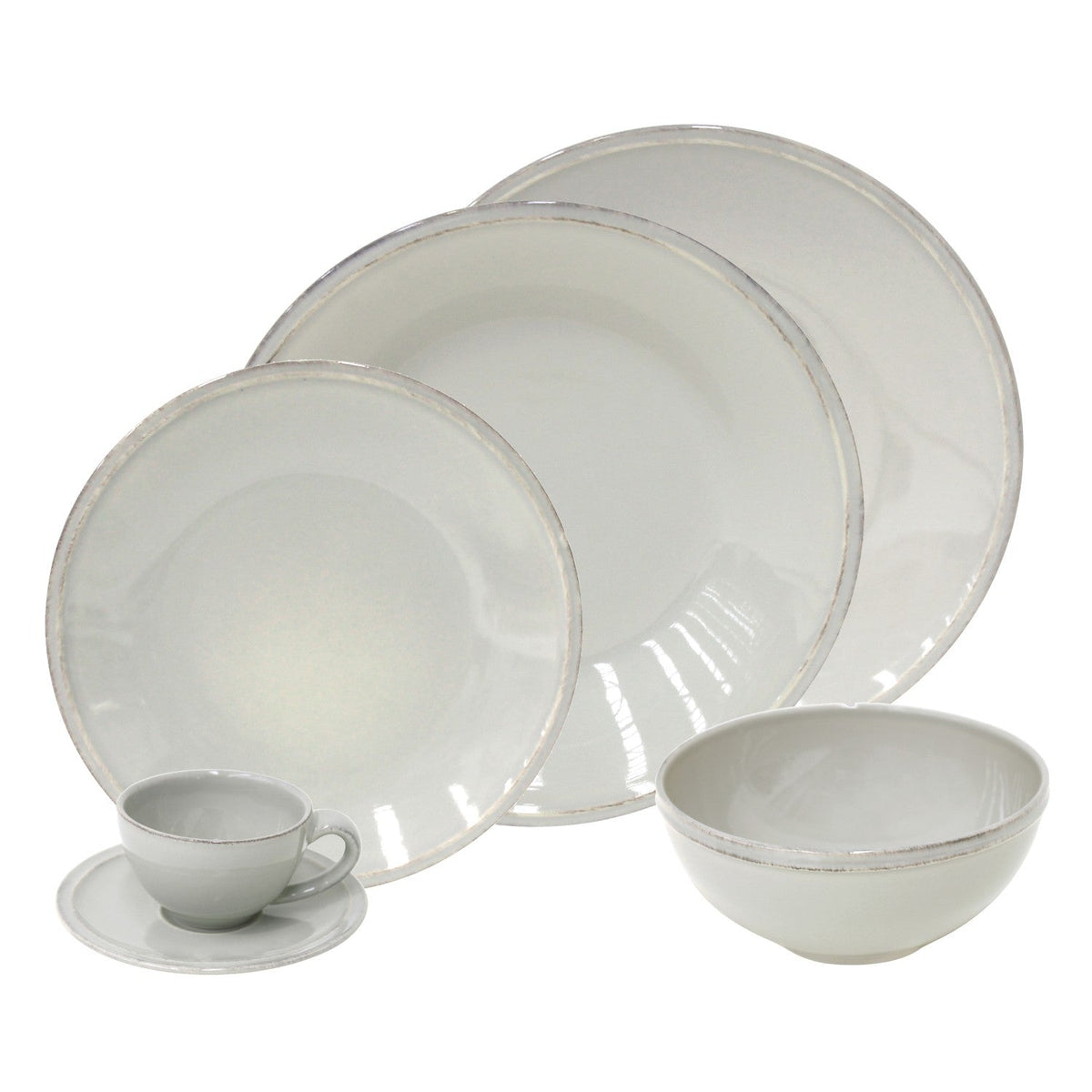 30-Piece Dinnerware Set with Coffee Cup and Saucer Friso