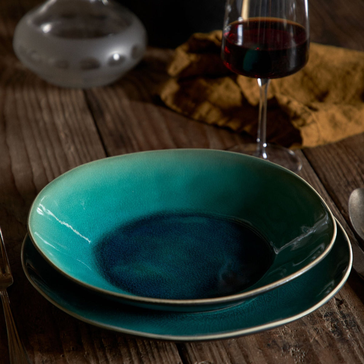 Set of 6 Soup/Pasta Plate Riviera