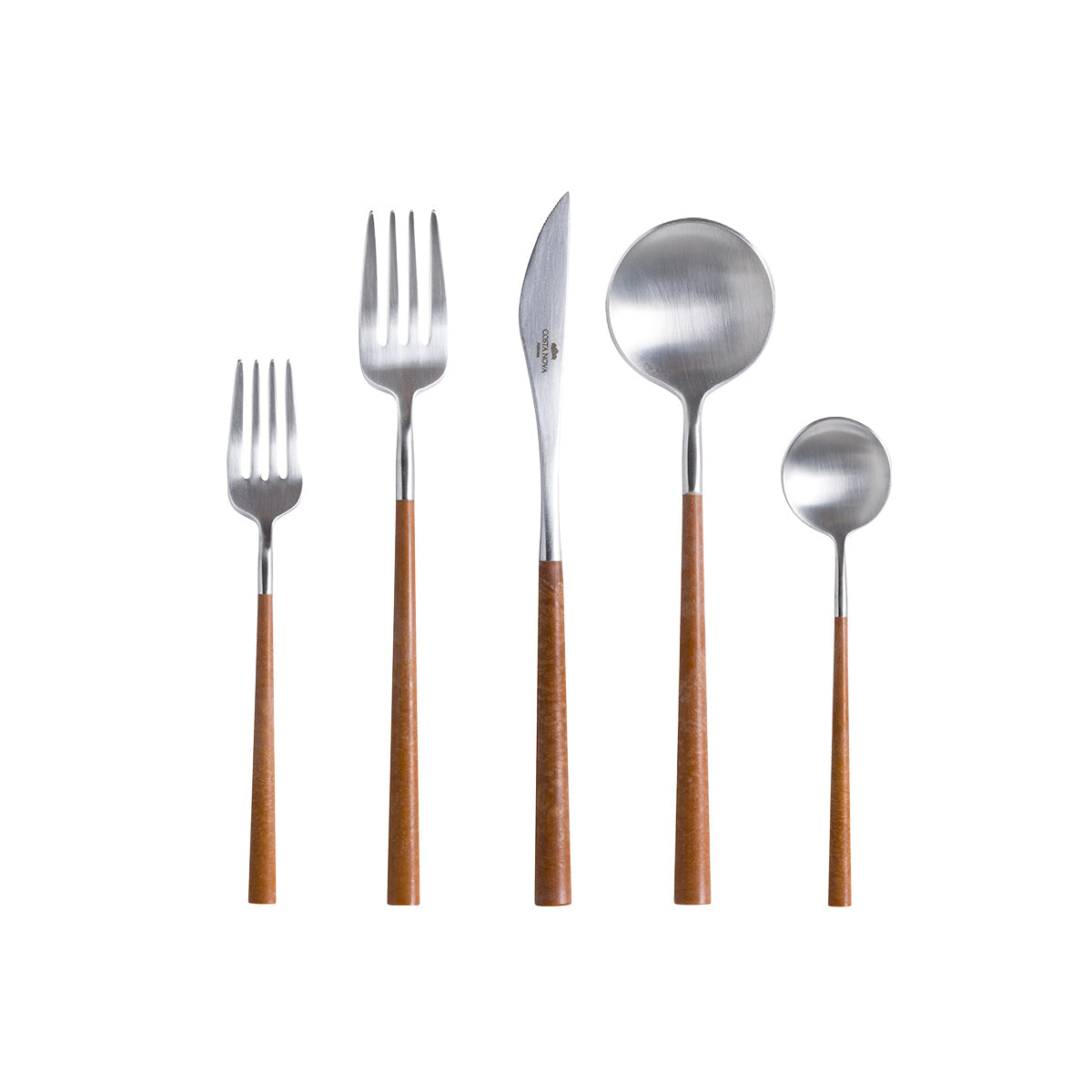 Flatware 5 Pieces Set Mito, 12 Sets (for 12 people)