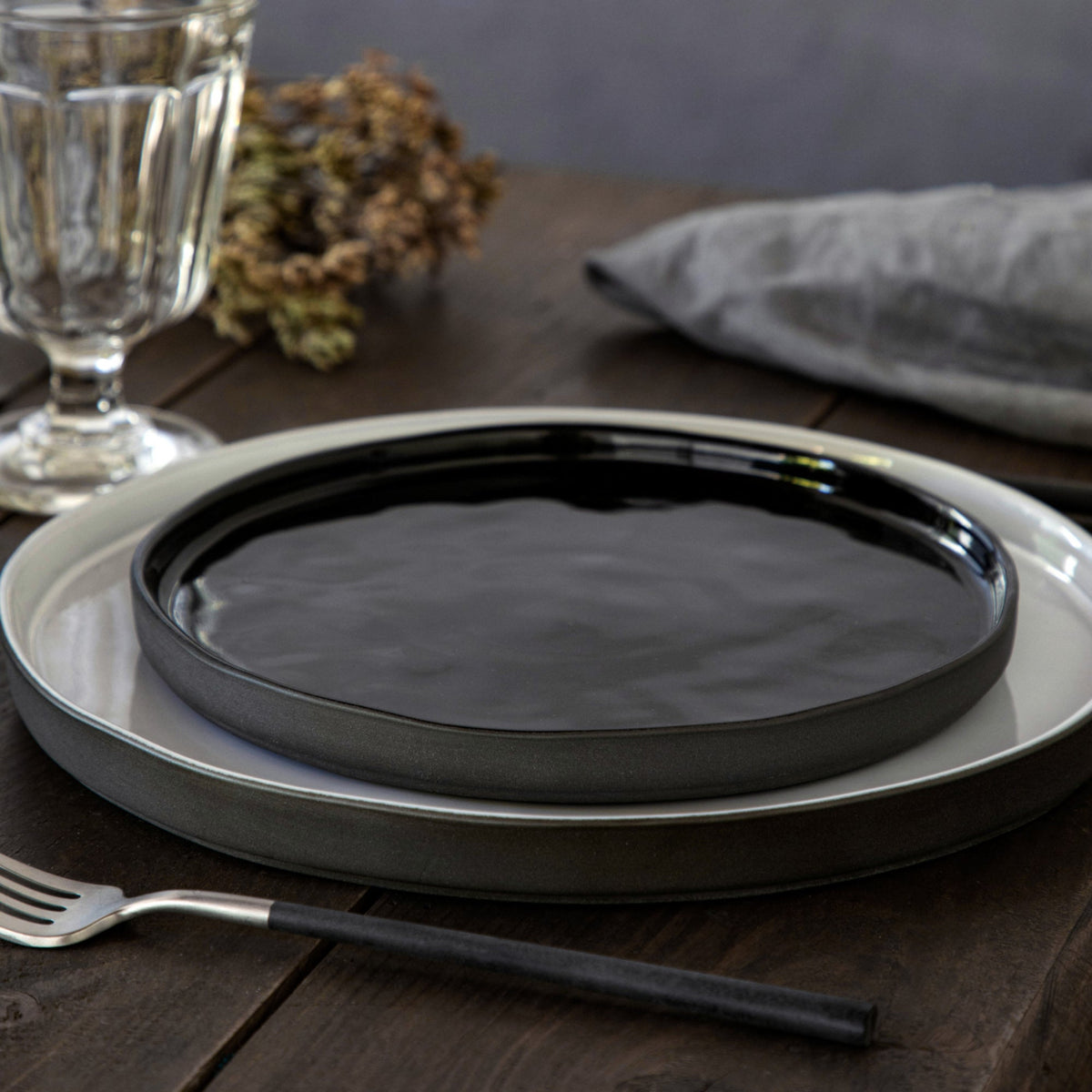 Set of 6 Salad/Dessert Plate Lagoa Ecogres