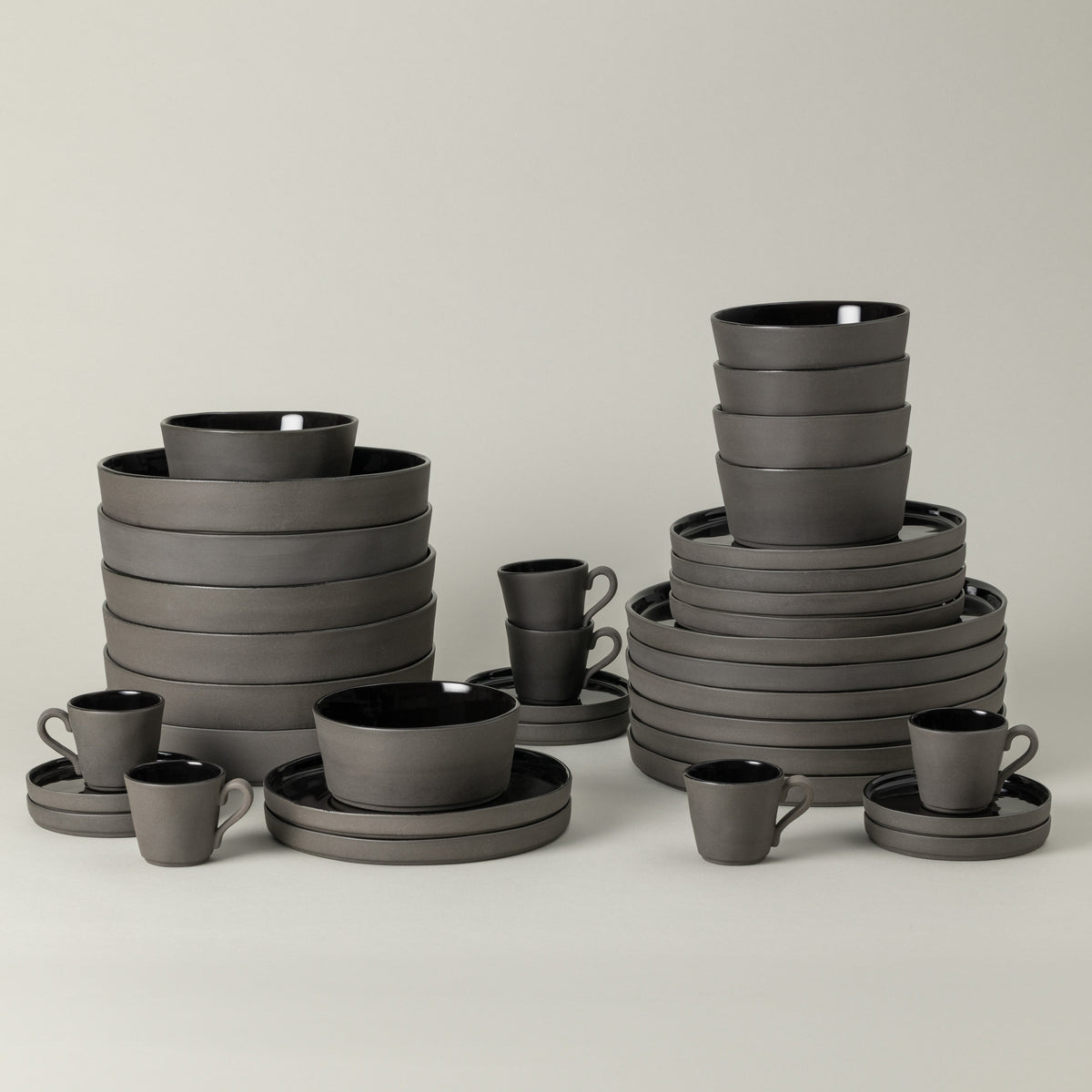 30-Piece Dinnerware Set with Coffee Cup and Saucer Lagoa Ecogres