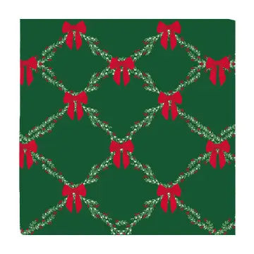 @Cocktail Napkins Holiday Trellis