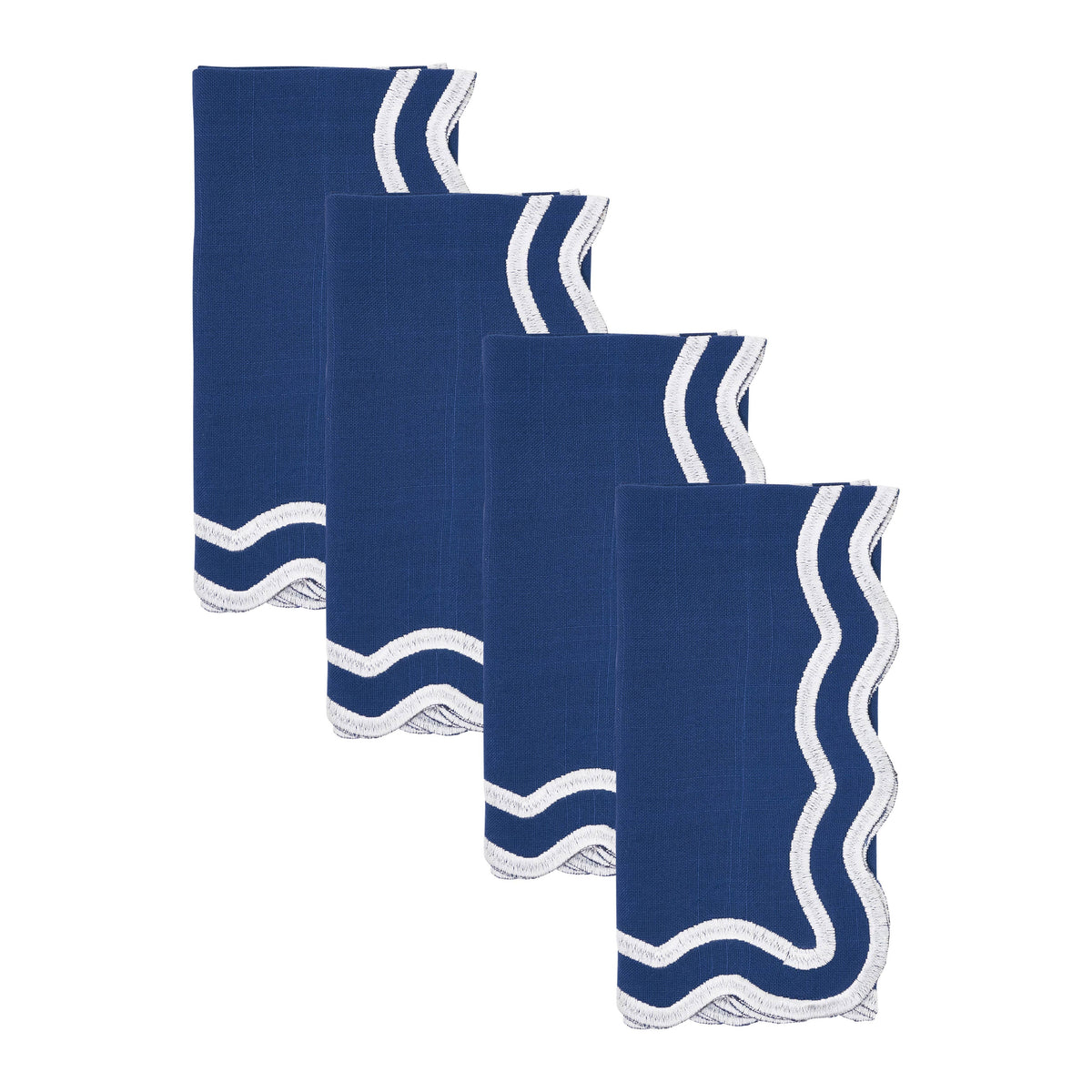 Scalloped Edge Cloth Napkin