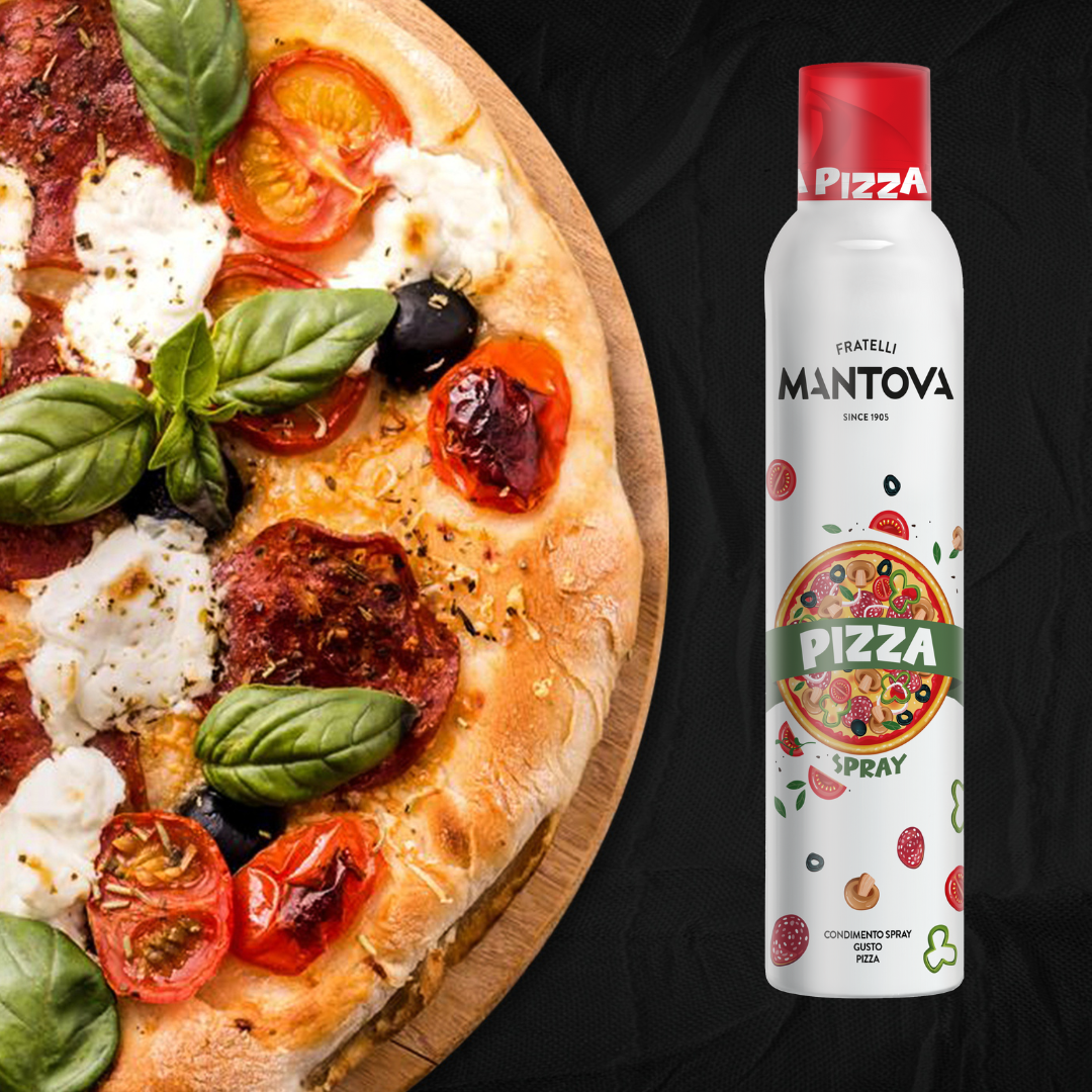 Mantova Pizza Spray, 8 oz