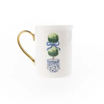 @Gold Handle Mug | Topiary