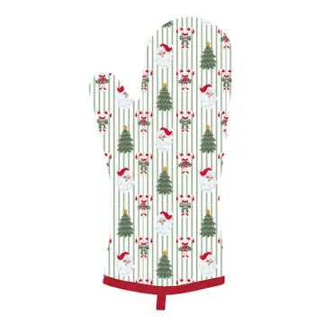 @Oven Mitt Peppermint Pine