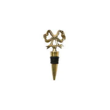 @Wine Stopper | Gold Bow