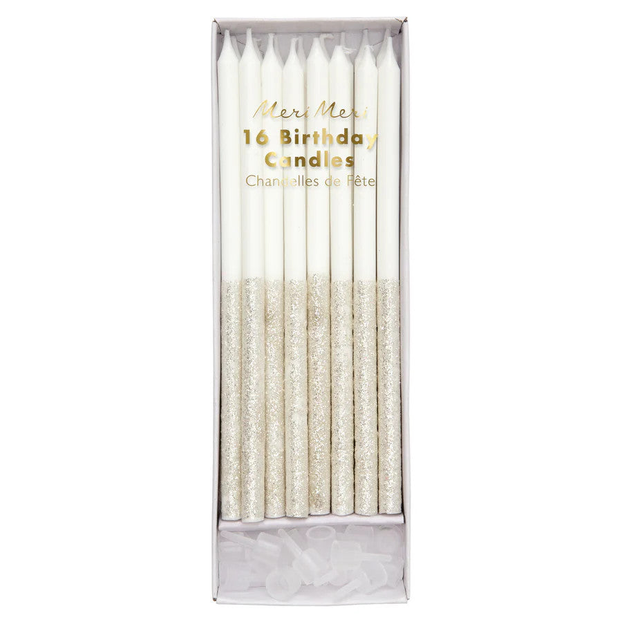 SILVER GLT CANDLES