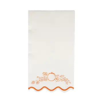 @Falloween Pumpkin Guest Napkin