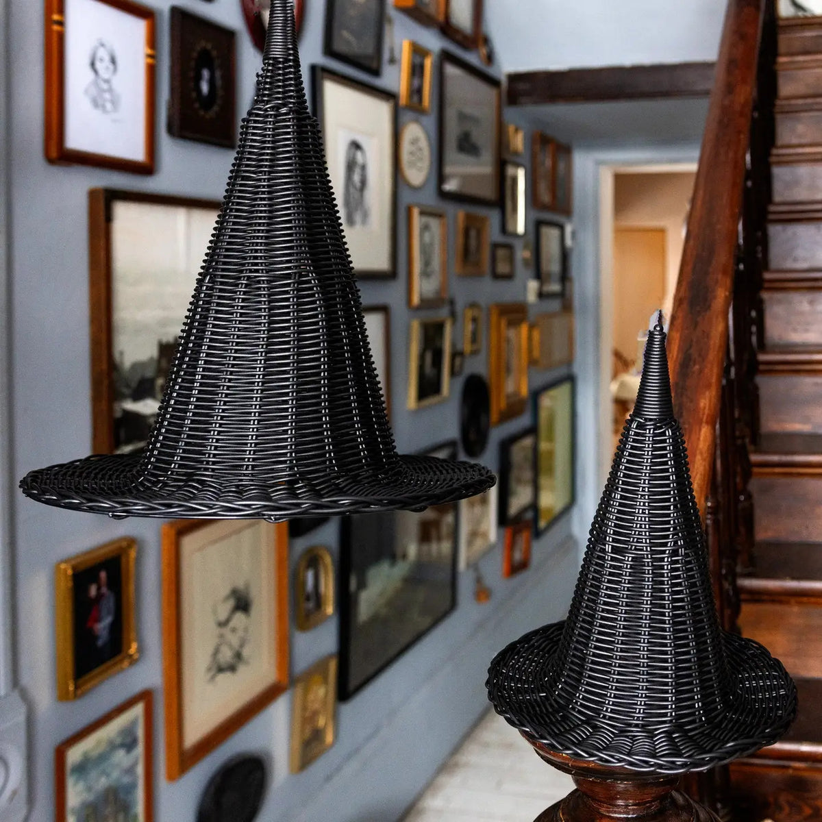 Wicker Witch Hat - 18"