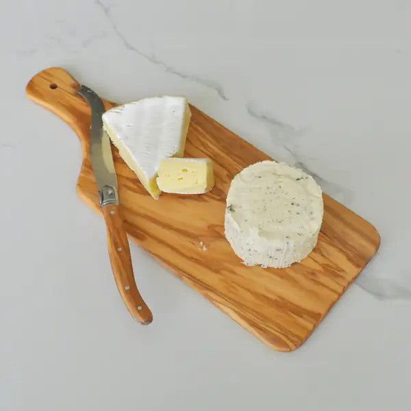 Olive Wood Cheese Board/Knife