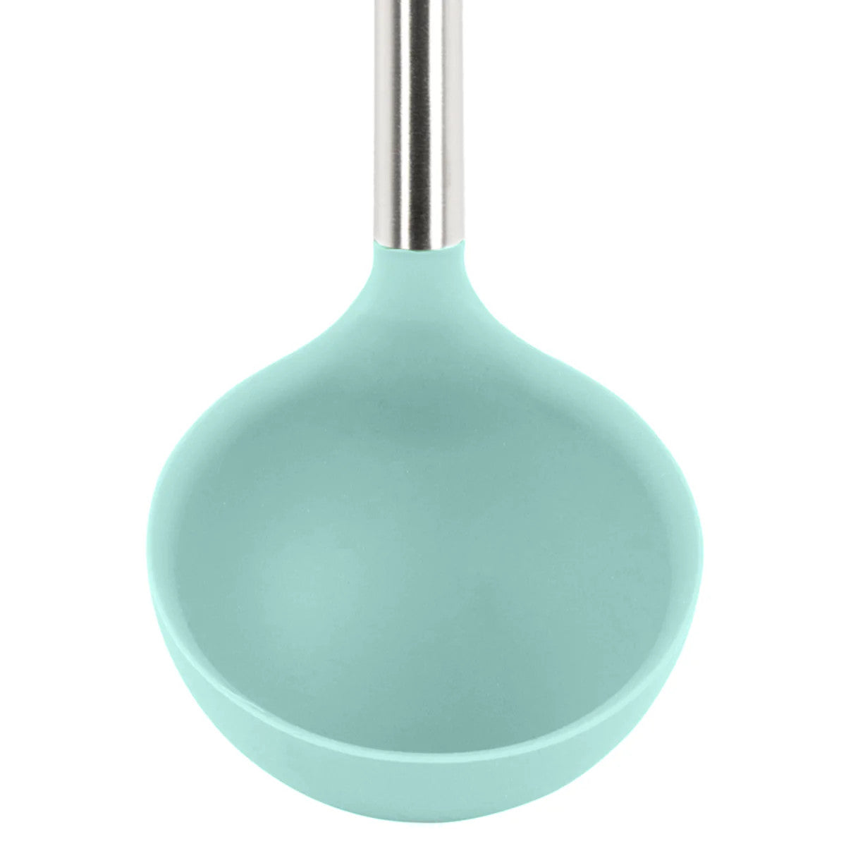 Silicone Ladle with Stainless Steel Handle Aqua