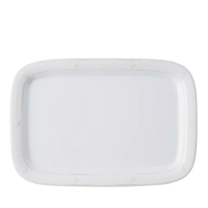 Berry & Thread Melamine 16" Tray - Whitewash