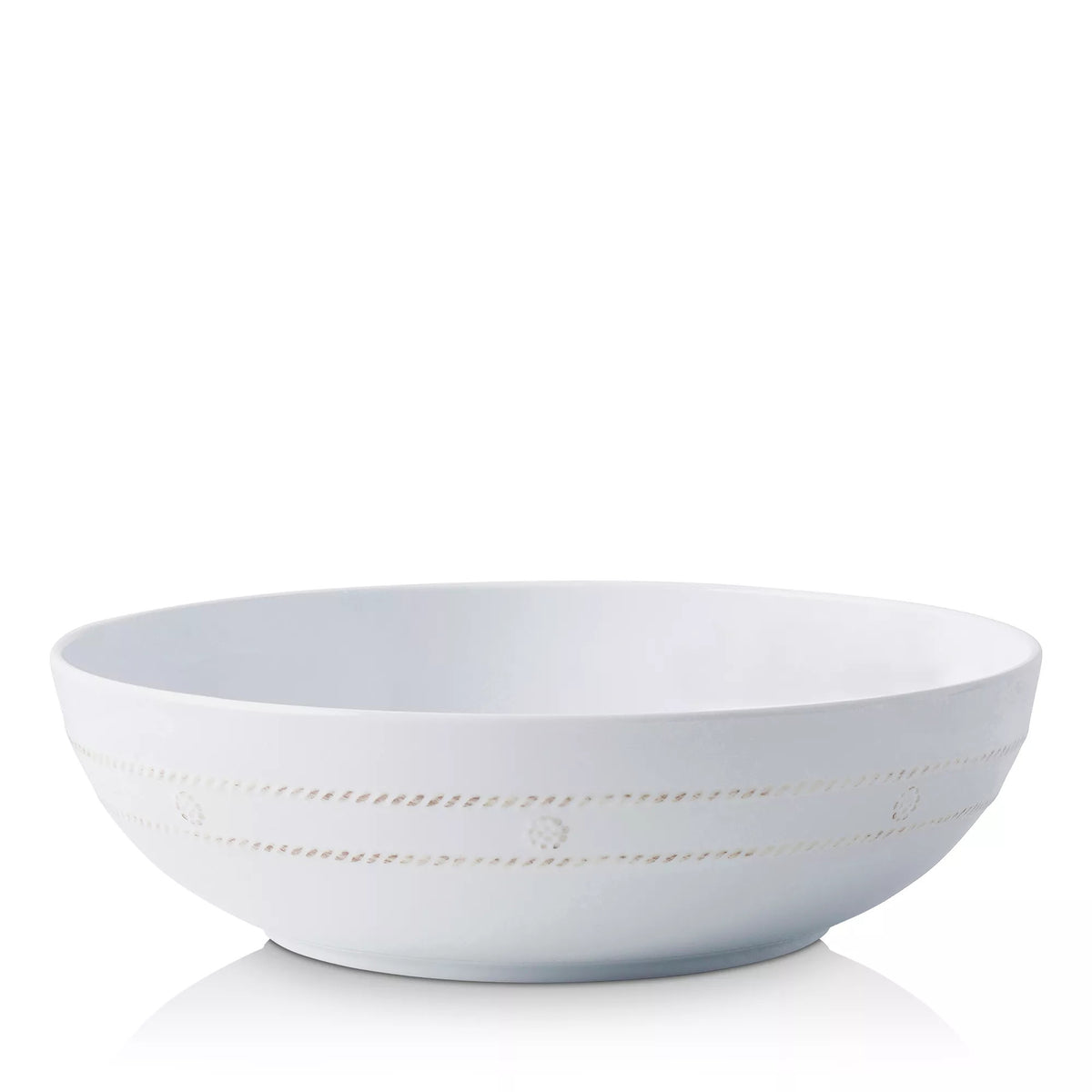 Berry & Thread Melamine 12" Bowl - Whitewash