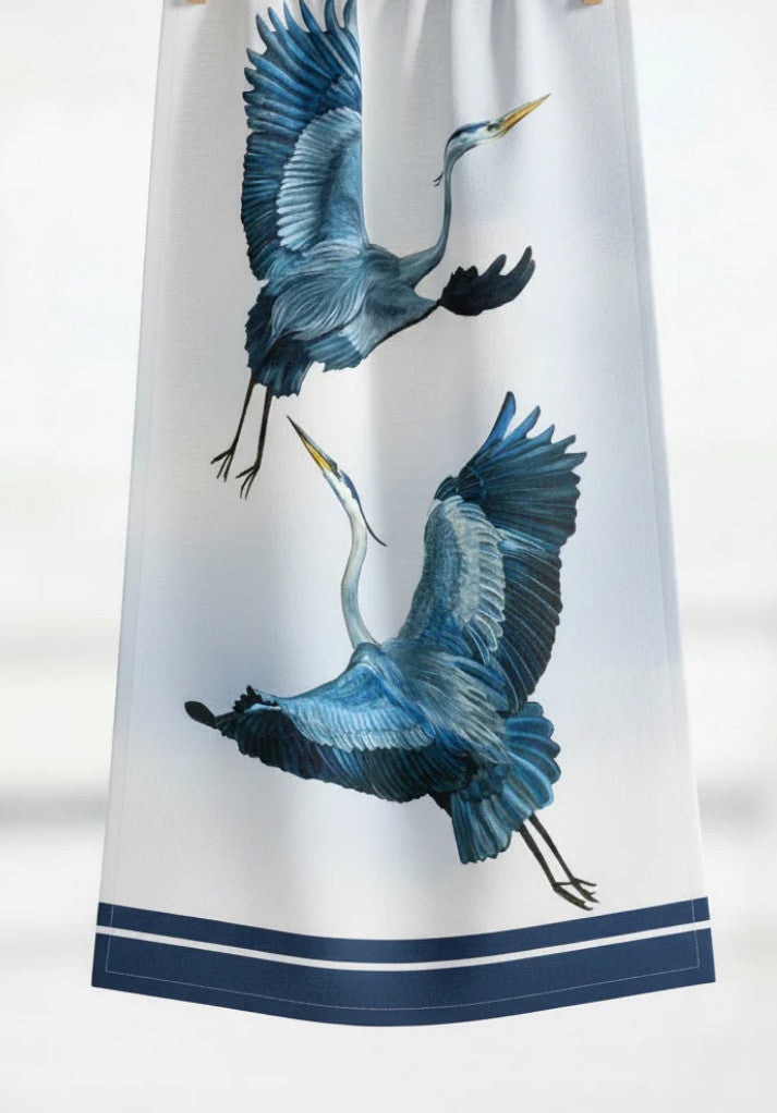 Blue Heron Tea Towel