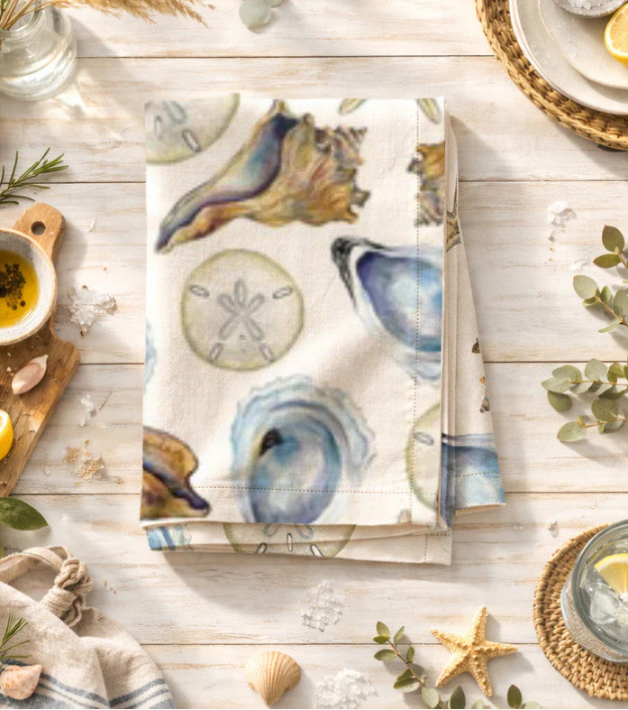 Seashell Tea Towel