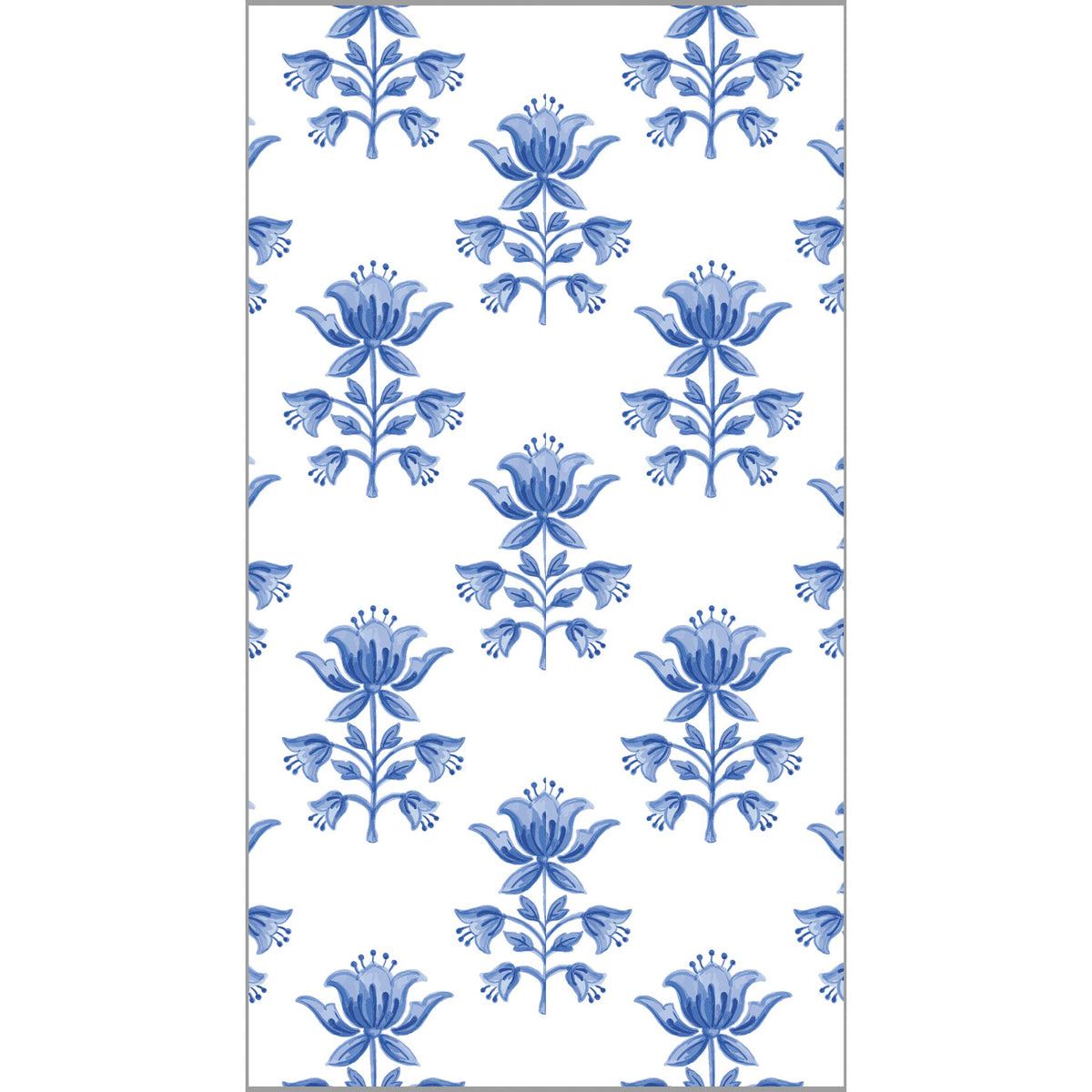 In Stock WH Paper Guest Towels | Tulip Block Print