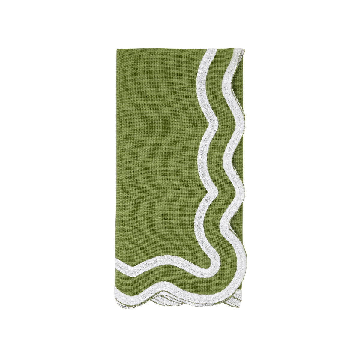 Scalloped Edge Cloth Napkin