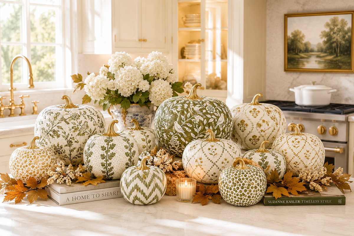 Gold Heritage Medallion Pumpkin