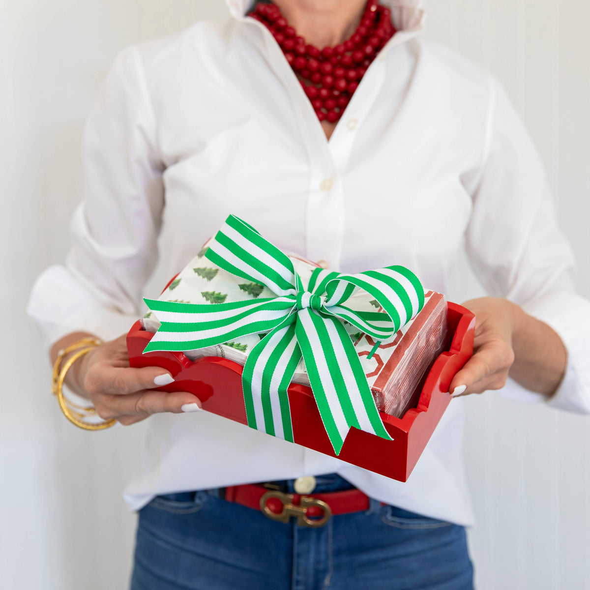 In Stock WH Paper Guest Towels | Christmas Tree Farm