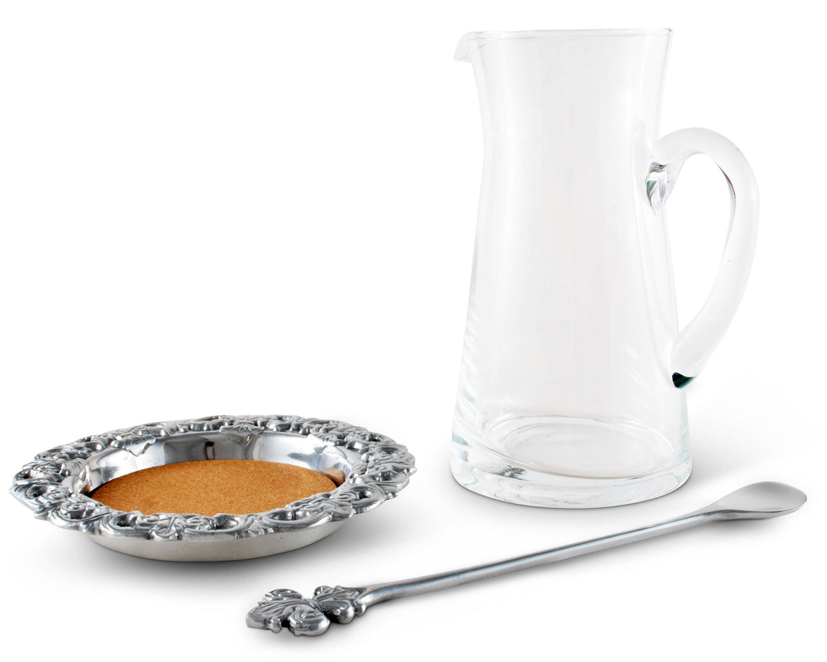 Fleur-De-Lis Pitcher Set