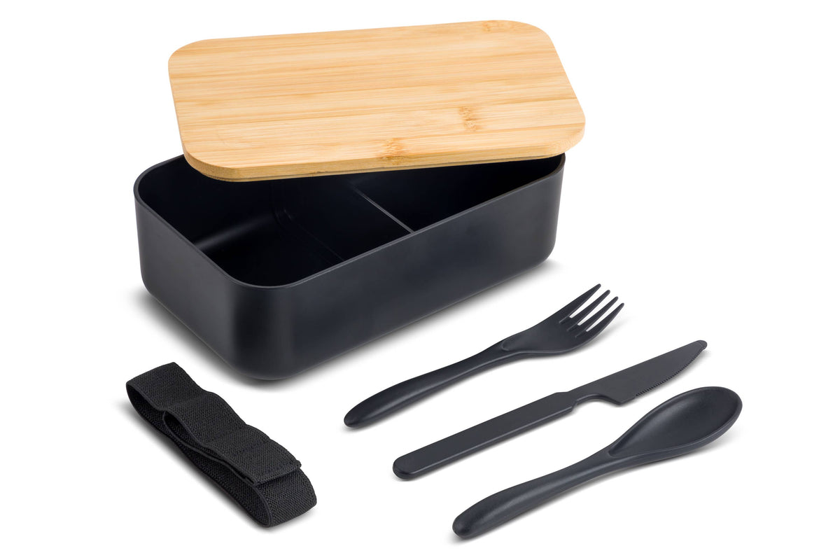 33.8oz Bento Box w/ Utensils - Onyx
