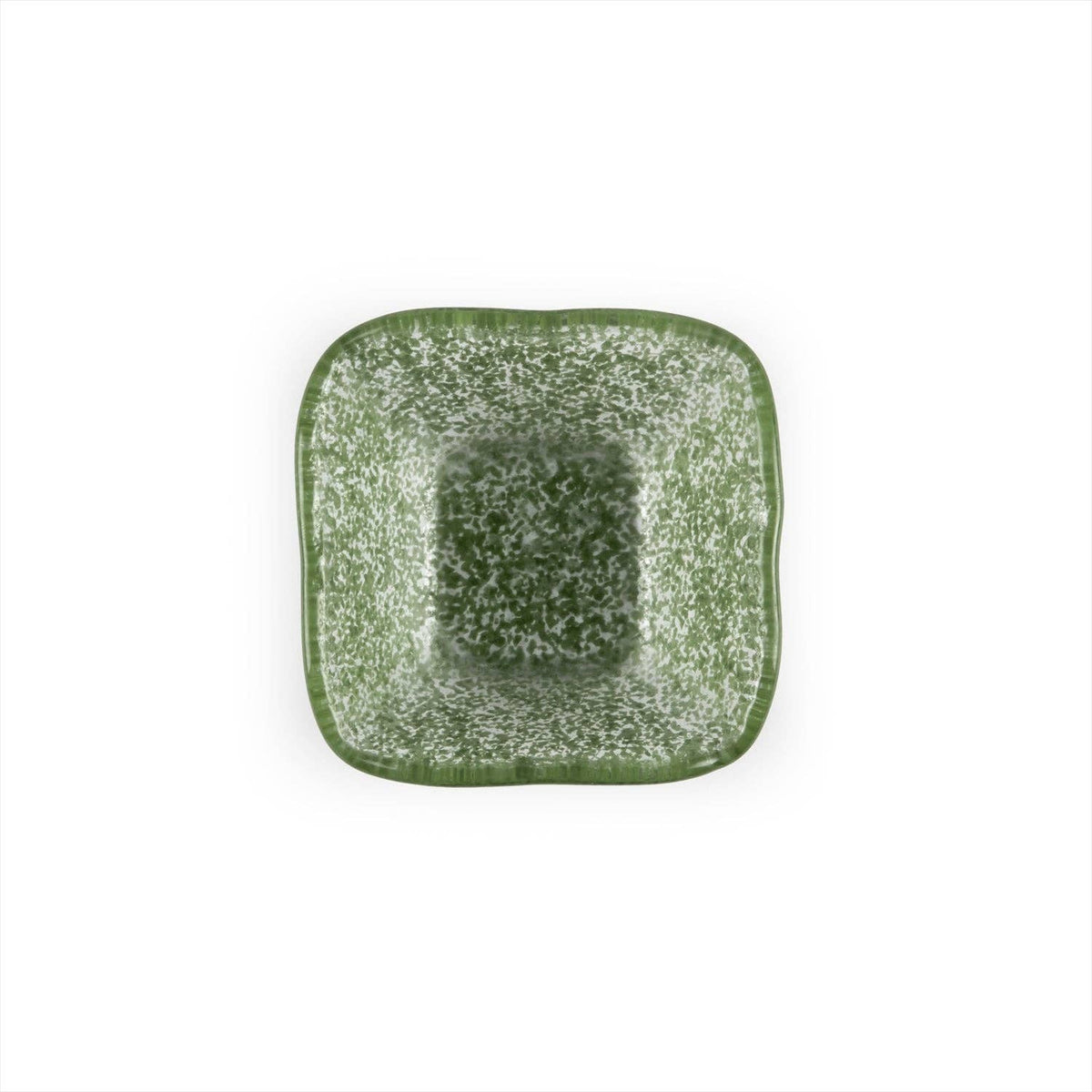 Glass Dinnerware 2.25" x 2.25" x h:1.5" 2 oz. Square Green Glass Ramekin (Set of 6)