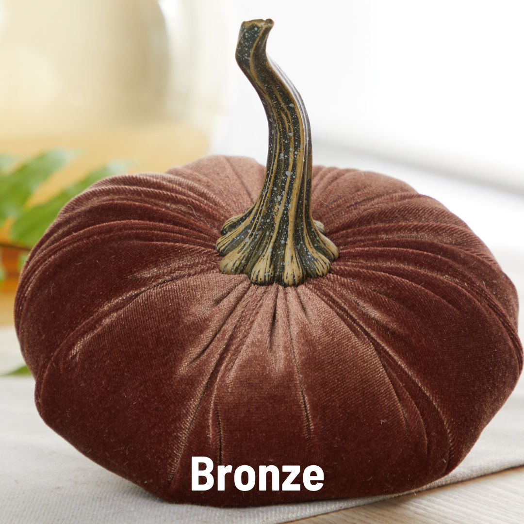 Pumpkin Large Velvet, Fall Mantel Decor, Halloween Table
